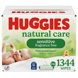 Huggies Natural Care Sensitive Baby Wipes Unscented